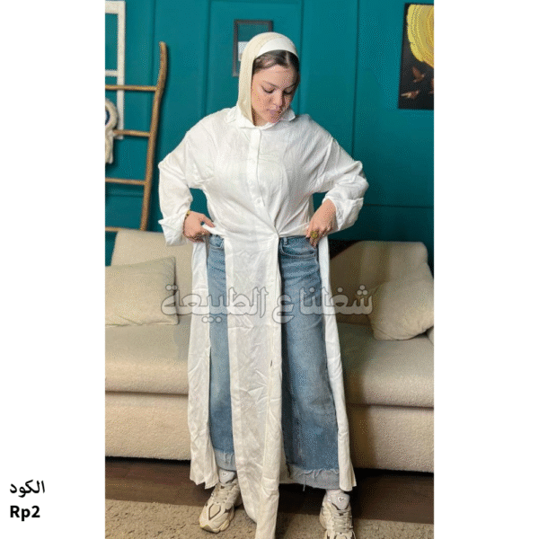 شميز كتان طويل