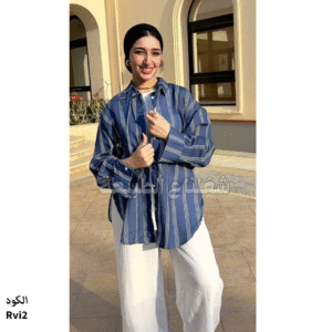 شميز كتان اوڤر سايز